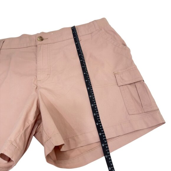 Lee Womens 18M Regular Fit Mid-Rise Cargo Shorts Comfy Waistsband - Picture 7 of 13